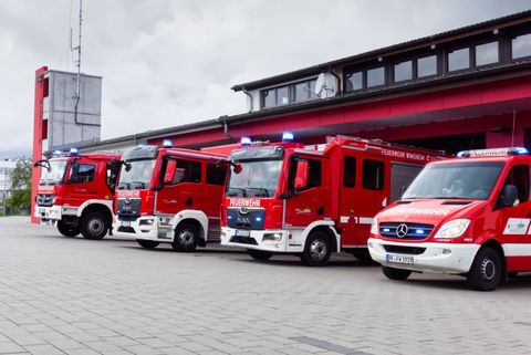 Aktueller Fuhrpark der Feuerwehr Wimsheim