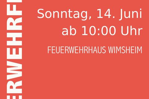 Flyer Feuerwehrfest 2026