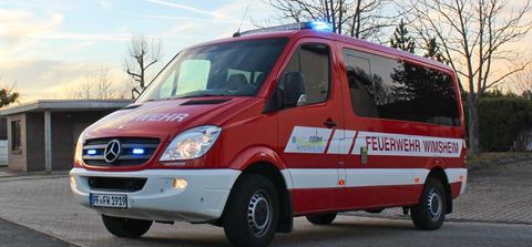 Mannschaftstransportwagen der Feuerwehr Wimsheim